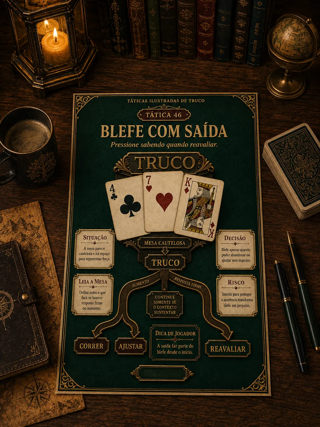 Táticas Ilustradas de Truco sendo consultadas 5